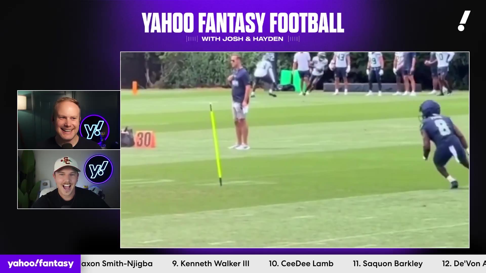 Yahoo Fantasy Football - Josh & Hayden: "I don't think I'm viewing Jadarian Price as some kind of home run selection."

@HaydenWinks isn't confident that Jadari