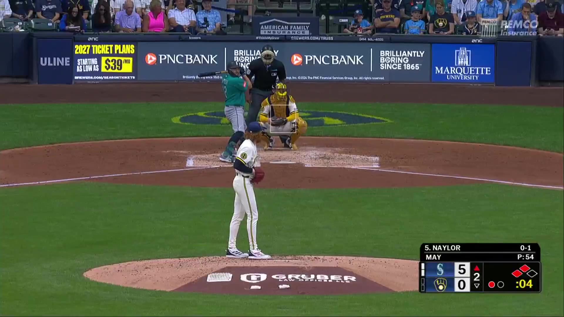 Barstool Baseball: Naylor adds on and tonight it’s the Mariners turn to try and blow out the Brewers  https://t.co/7aeZ3gENoJ