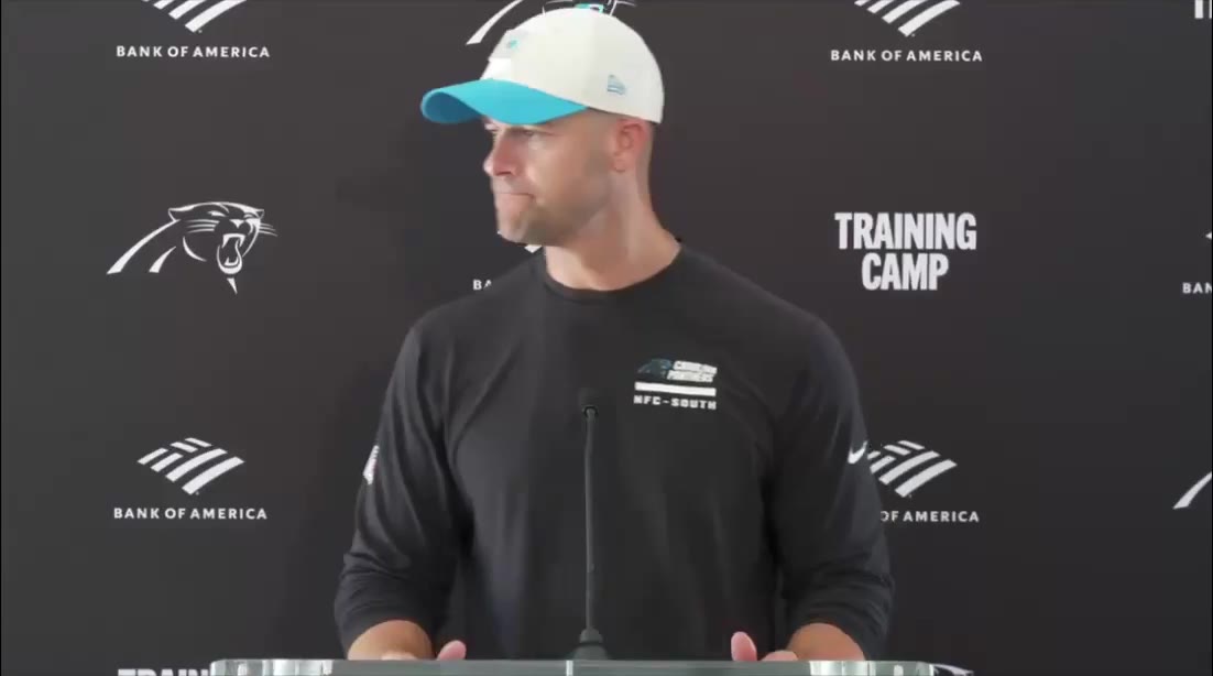 Hayden Winks: Full Q&amp;A on the Panthers RB split. There will be a base downs back and then a third down back. I'd guess it's Chuba