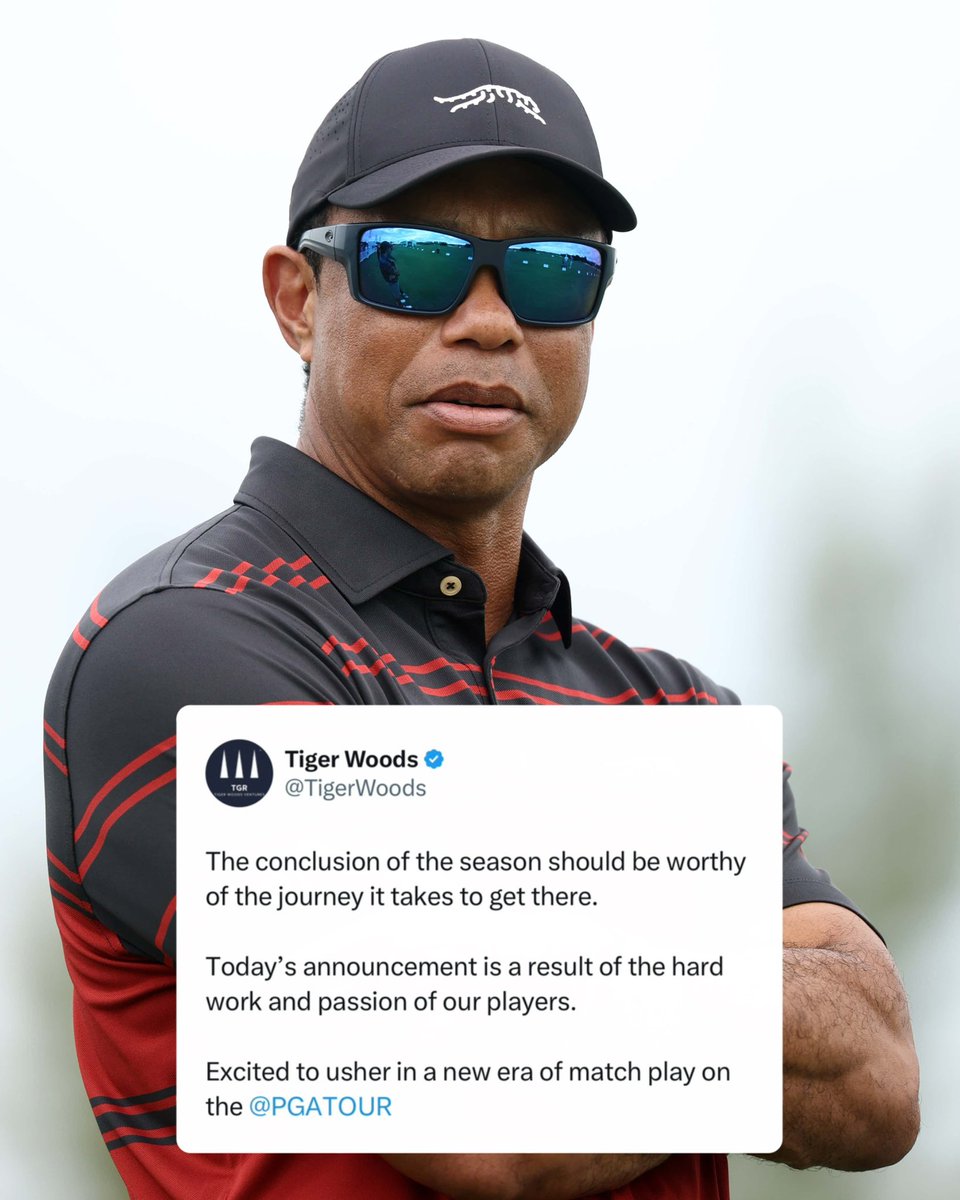 Fore Play: Tiger weighs in on the new match play Tour Championship format for 2028 ⤵️
