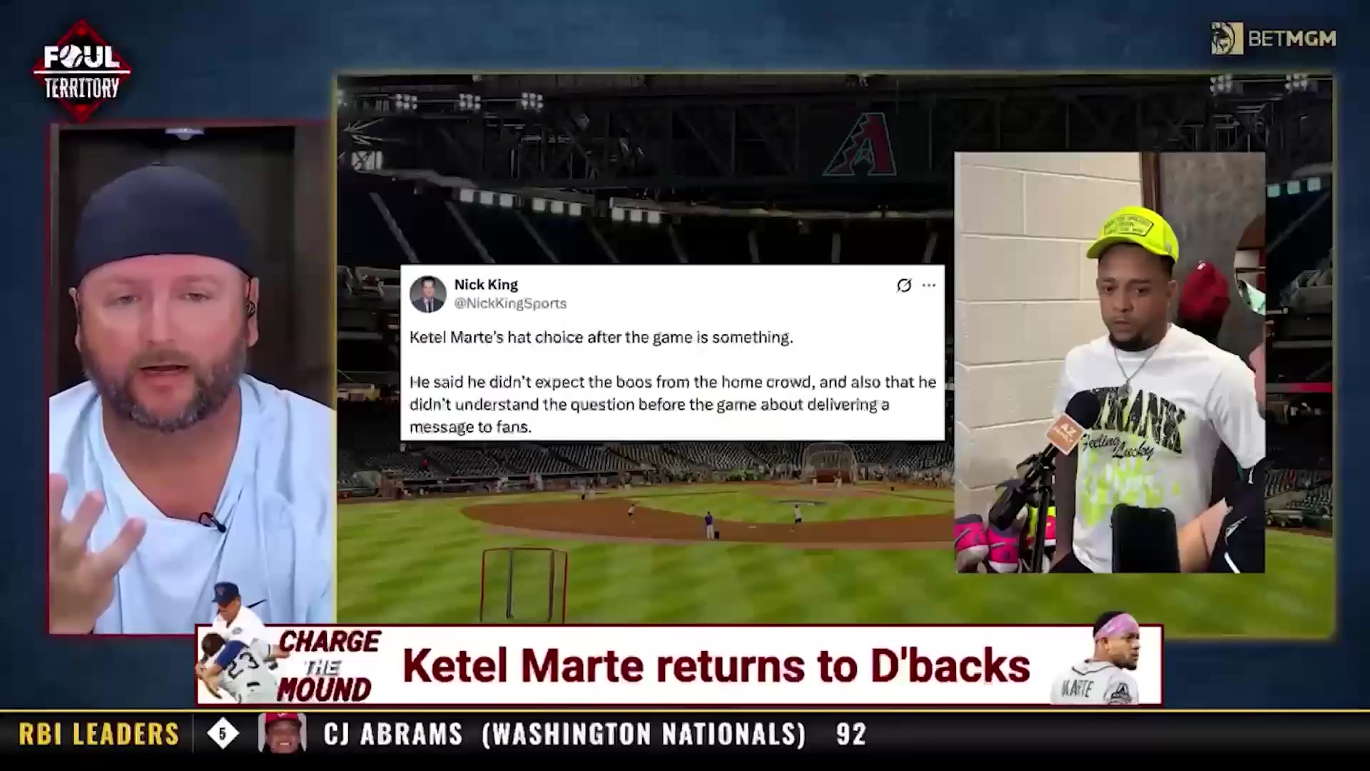 Foul Territory: "Someone's giving him bad advice somewhere along the way."

Ketel Marte should've been "as remorseful as humanly possibl