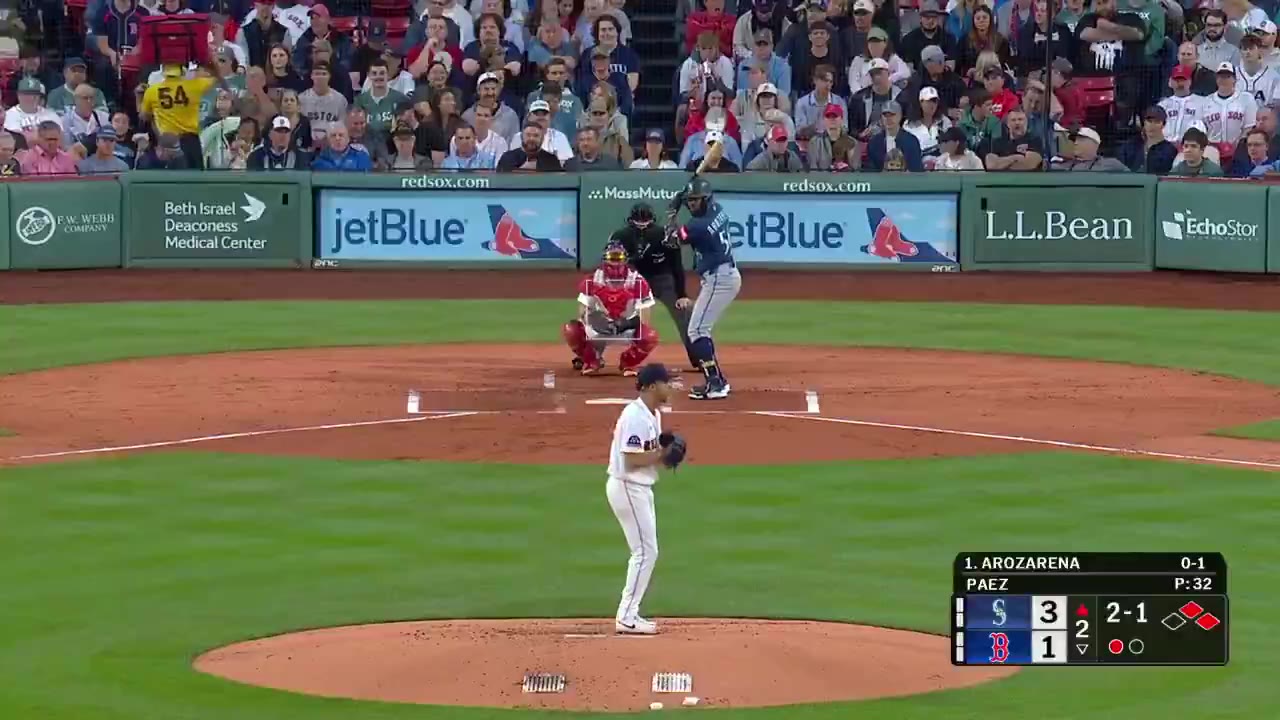 Talkin' Baseball: Randy Arozarena over The Monster and the Mariners lead 6-1 in the second inning!