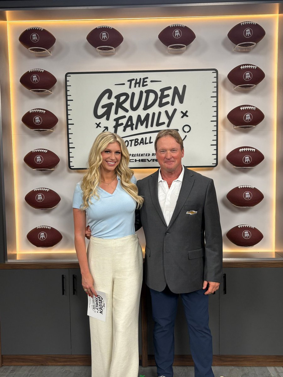 Gruden Family Football Show Premieres Today With Jon, Jay Gruden and Kayce Smith