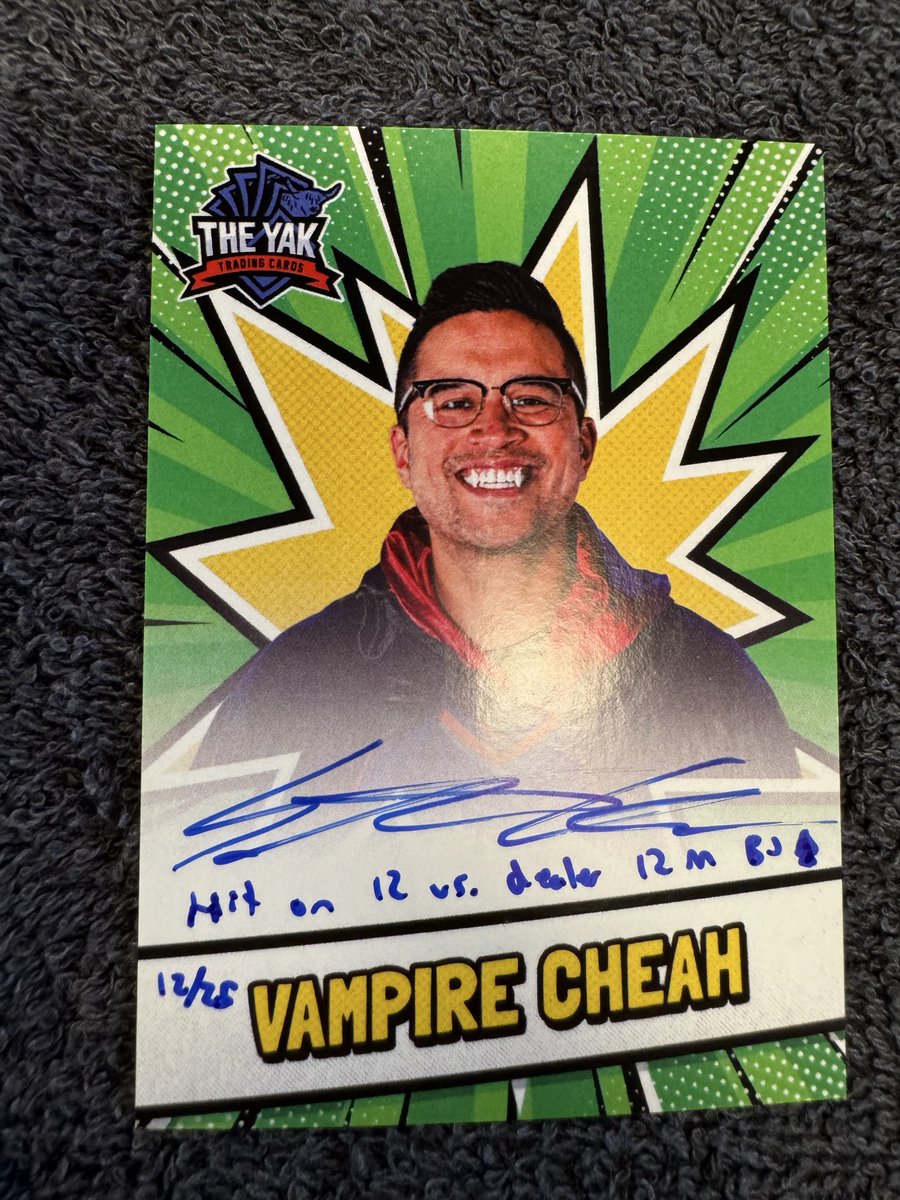 Steven Cheah: My green 12/25 auto can make you some money @BarstoolYak