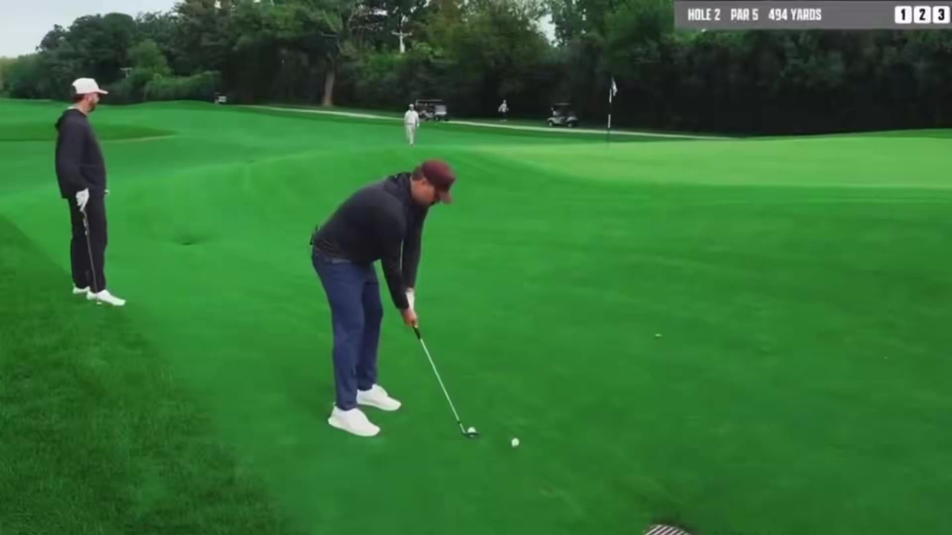 Fore Play takes on Pardon My Take in a 3v3 scramble