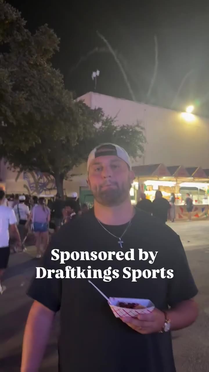 Dana Beers tries fried cheesecake at Texas State Fair