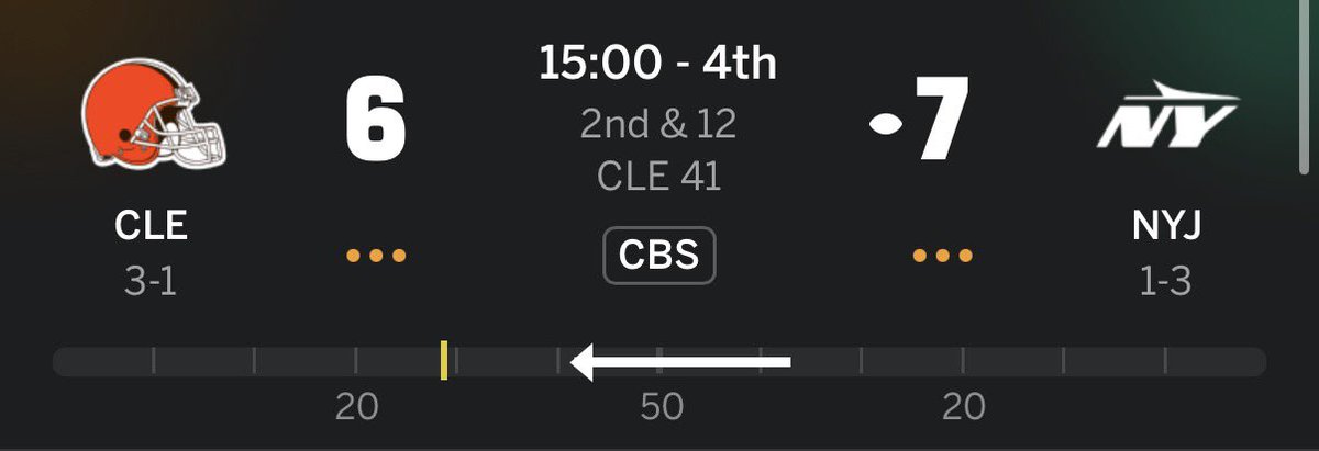 Ohio’s Tate: Chalktober appears to be in serious danger.

We need 2 points in the 4th quarter.

But it’s pouring down rain and there