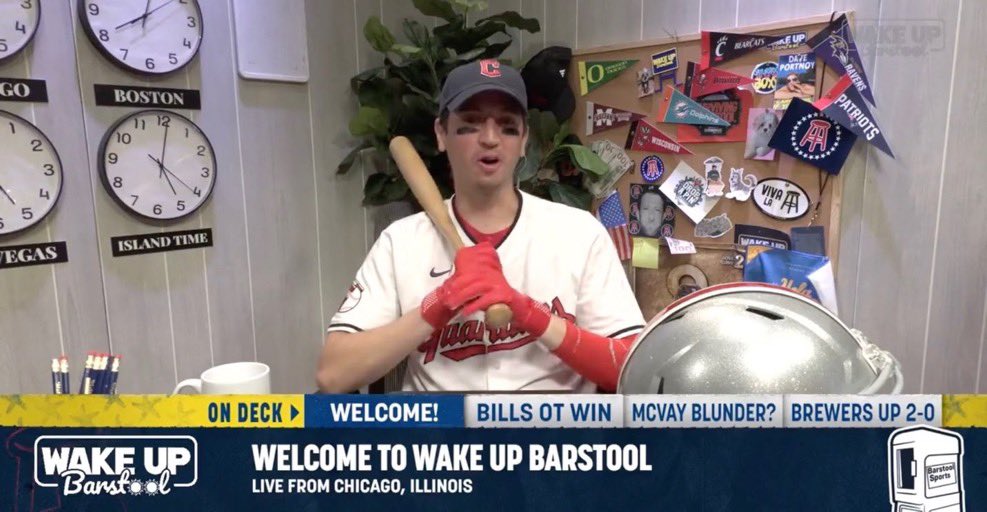 Ohio’s Tate: Breaking News:
I have been promoted from Desk Boy to Co-Host tomorrow on @wakeupbarstool
Not to be a chick, but what