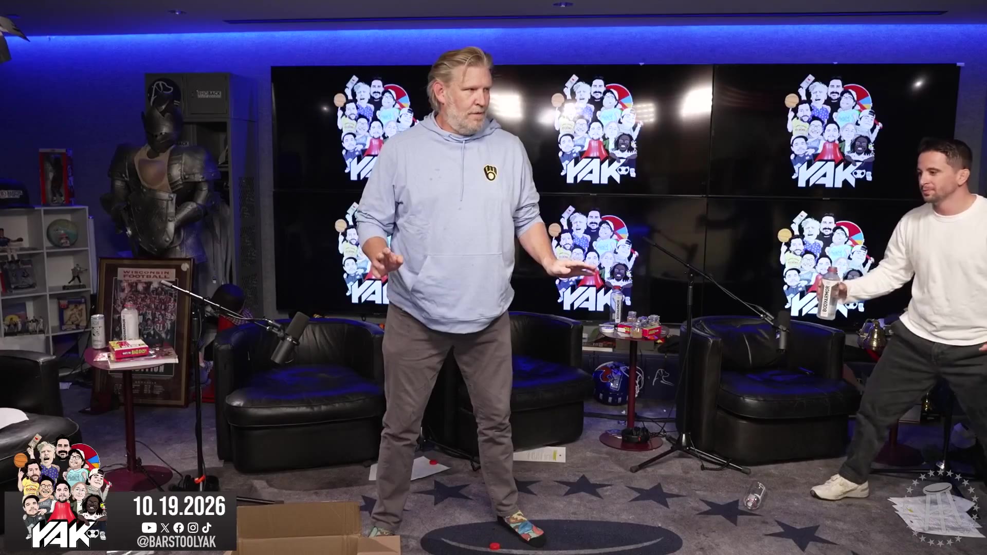 Brandon Walker pees his pants after Yak dry wheel sweep