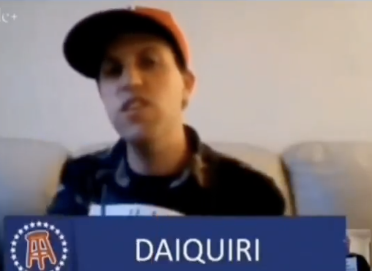 Eric Nathan: Fun Barstool lore for the OGs: The "This is not a daiquiri" spelling bee video clip was at Britt McHenry's apartment