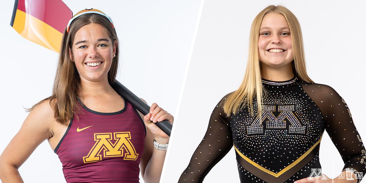 Gymnasts Manon Field and Sarah Moraw honored academically.